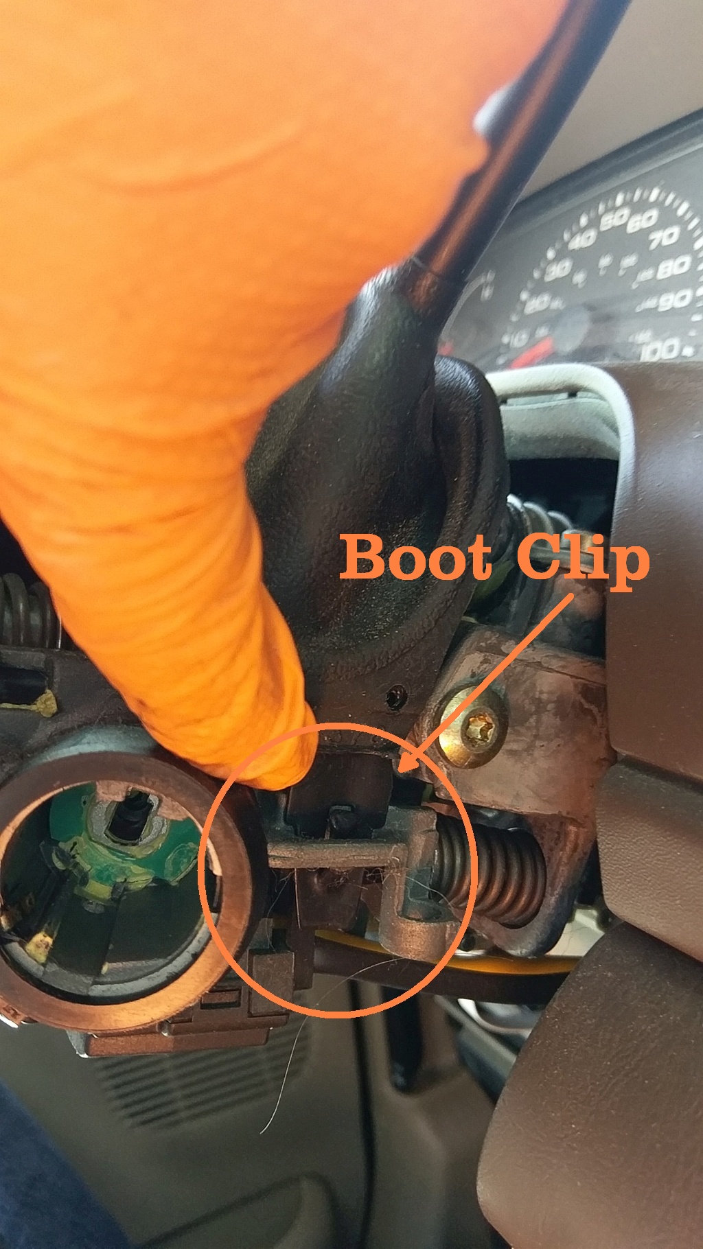 Shift Lever Boot Clip