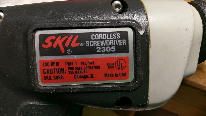Skil 2305 Label