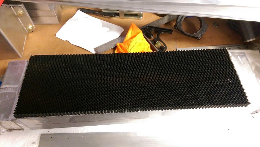 Test Fitting Allstar Radiator Honeycomb