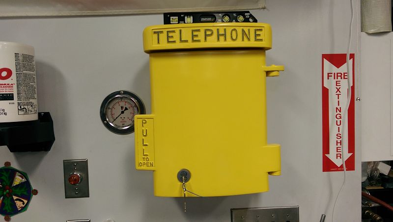 Mounted Vintage Call Box