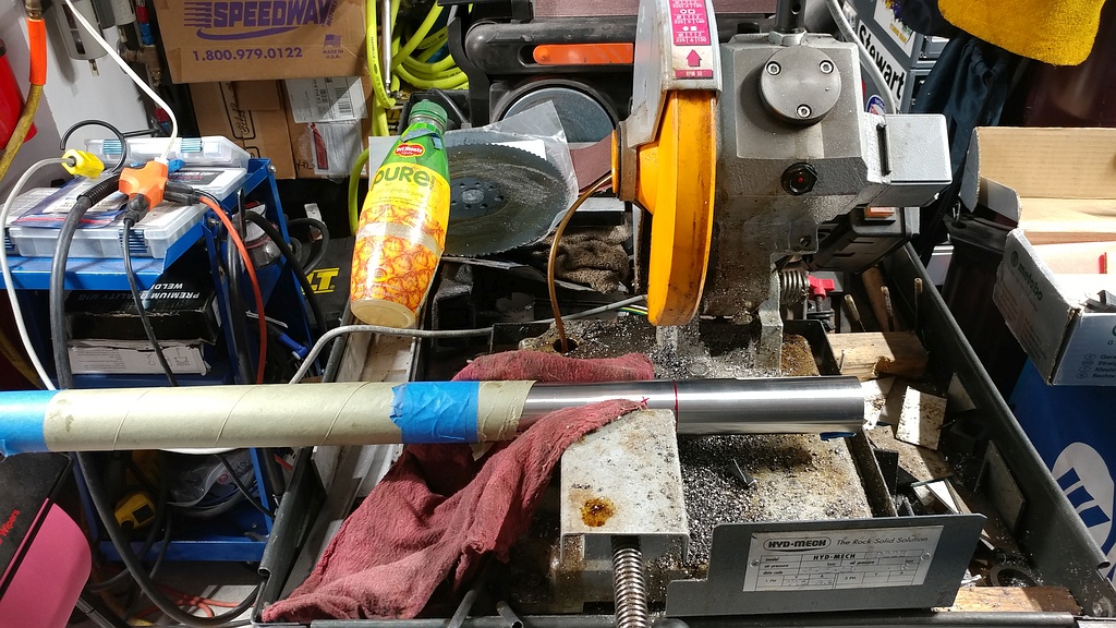 Cutting Stainless Tubing on Cold Saw