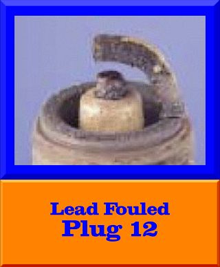 Lead Fouled Spark Plug