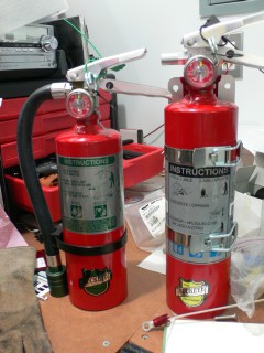 Halotron vs Dry Chemical Fire Extinguishers 