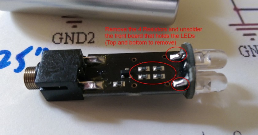 Remove Shift light LED Resistors