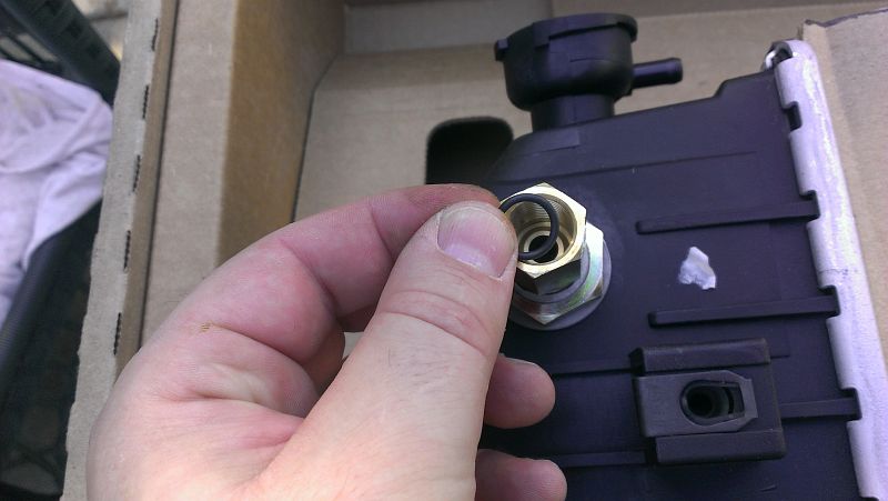 Insert O-Ring into Fitting