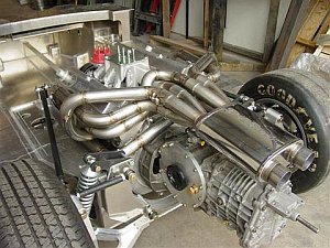 Race Car Replica's RCR40 Exhaust and Transaxle