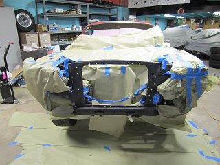 Fastback Mustang - Masking for Paint