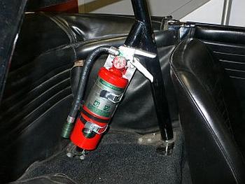 Roll Bar Fire Extinguisher