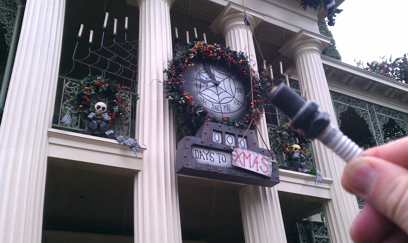 Haunted Mansion and Sandy Claws