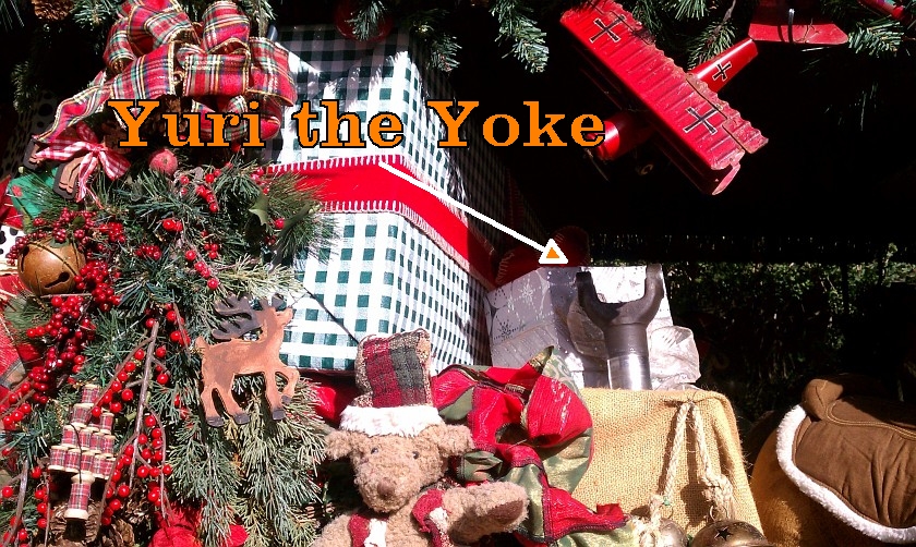 Christmas and Yuri the Yoke at Disneyland