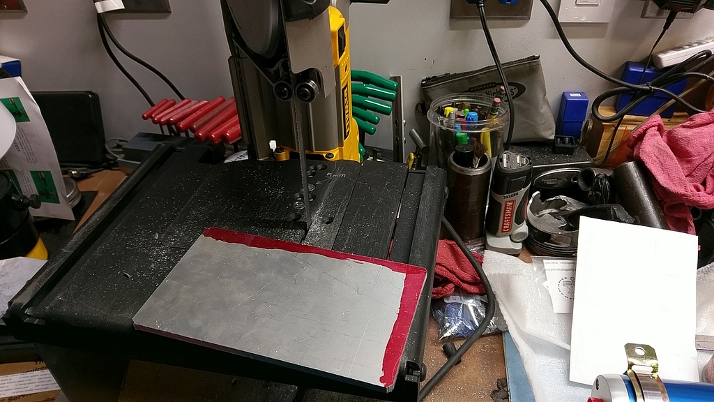 Scrap Aluminum sized for the pump