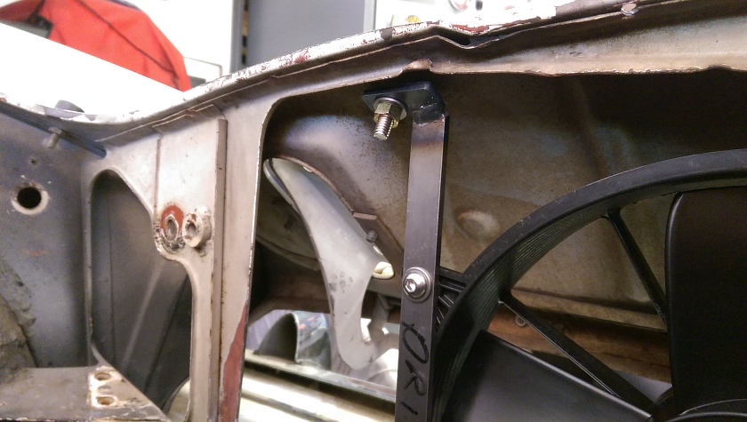 Spal Pusher Fan Fit Top Detail