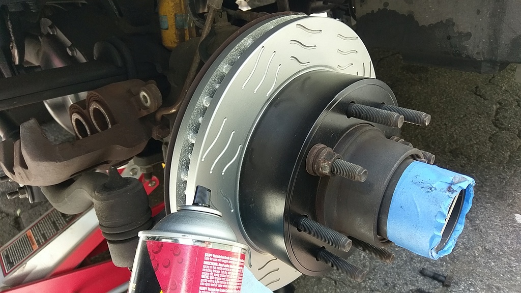 Raybestos Rotor Installed On Excursion