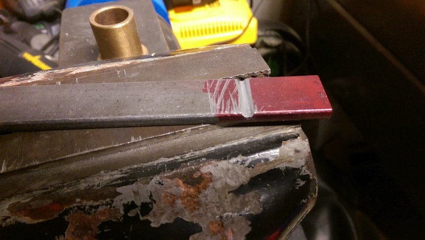 Grinding  the Bracket