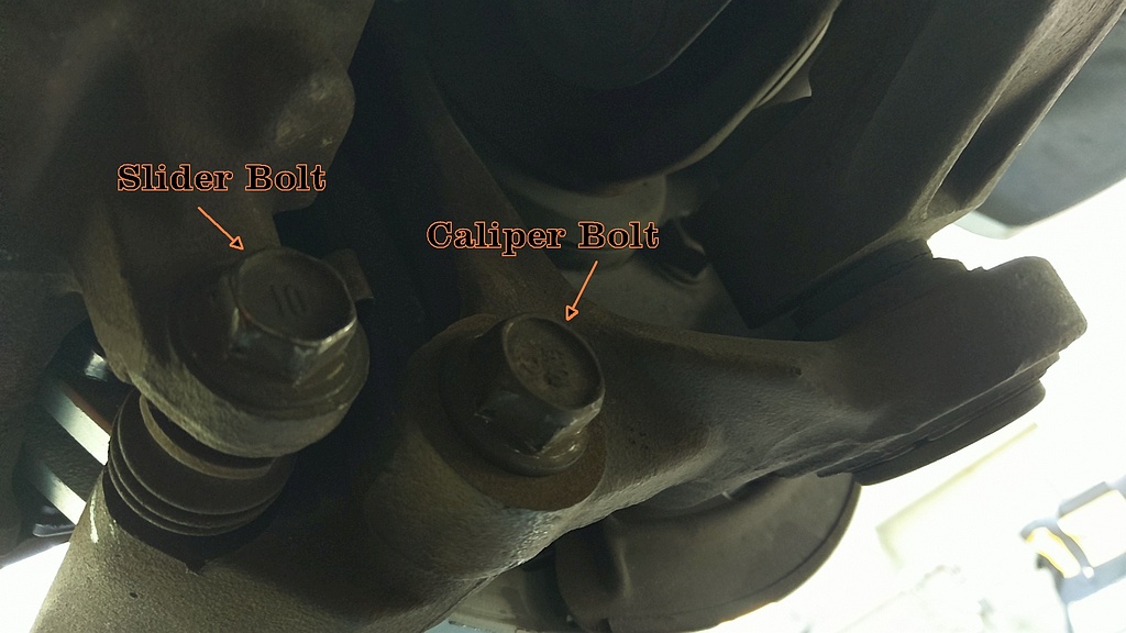Caliper and Slide Bolts