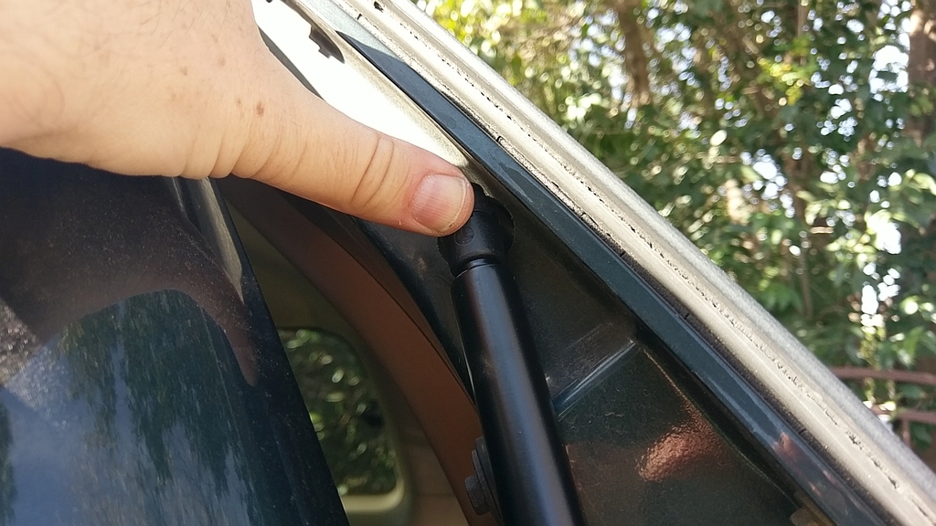 Reinstall Gas Lift on Lift Gate