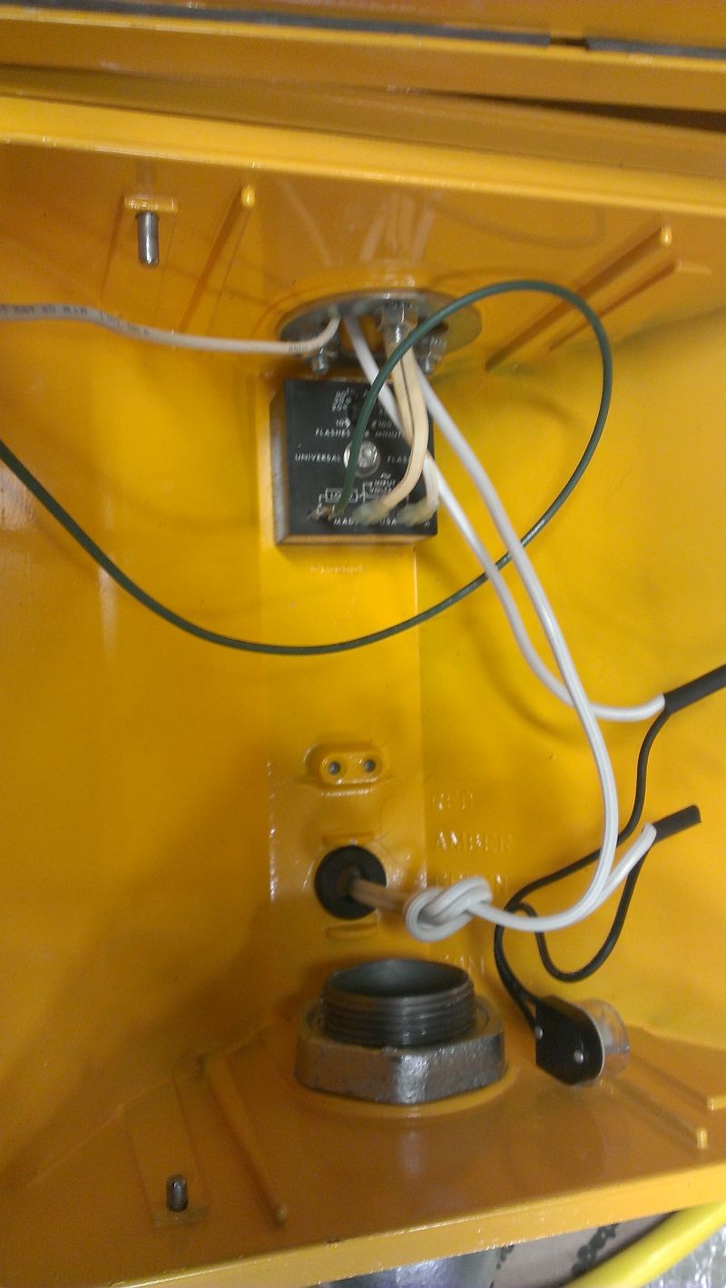 Eagle Don't Walk Sign - Close View Internal