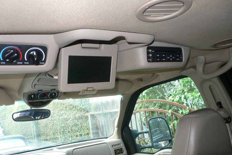 Ford Excursion and Super Duty Entertainment Console