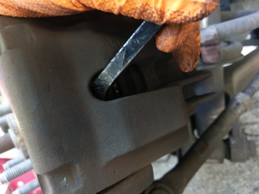 Compressing the Caliper Piston