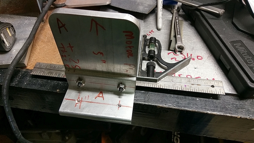 Back Side of Motor Plate Back Side of Motor Plate