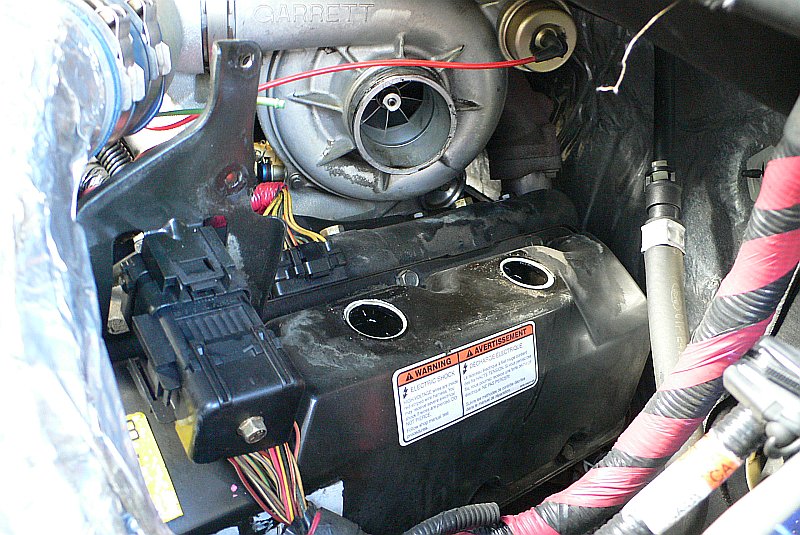 Powerstroke Intake Hose Removed