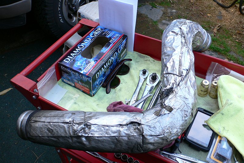 Powerstroke Intercooler Pipe Removed