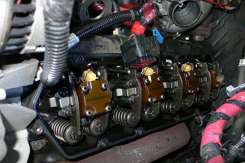 Powerstroke Valve Cover Removed