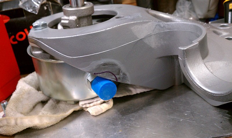 Powerstroke Power Steering Bracket Grinding