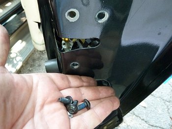 Remove Torx Bolts Holding Latch