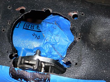 Mustang Transmission Tunnel Work