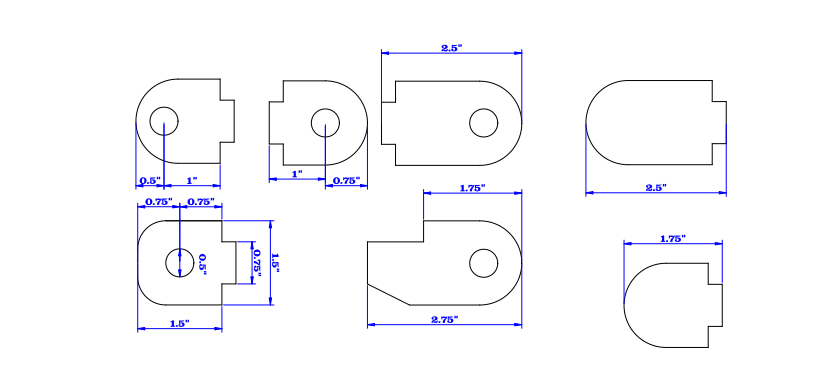Heavy Duty Leaf Spring Plate Tabs