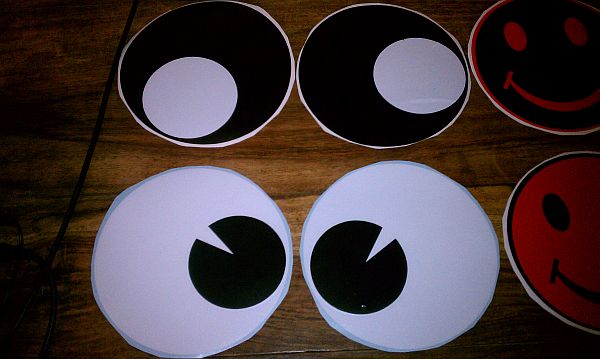 Googly Eyes Head Light Covers